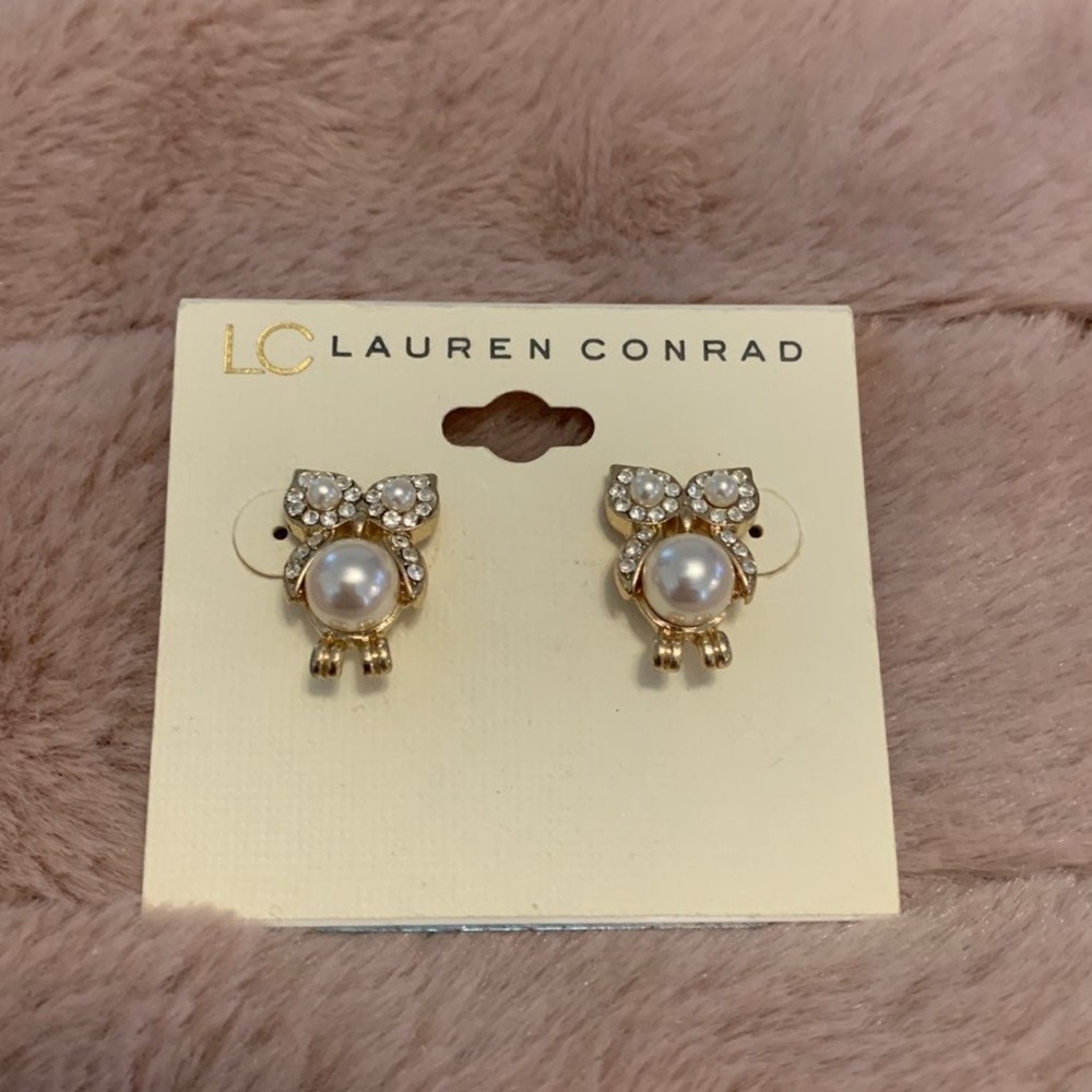 Lauren Conrad Owl Stud Earrings